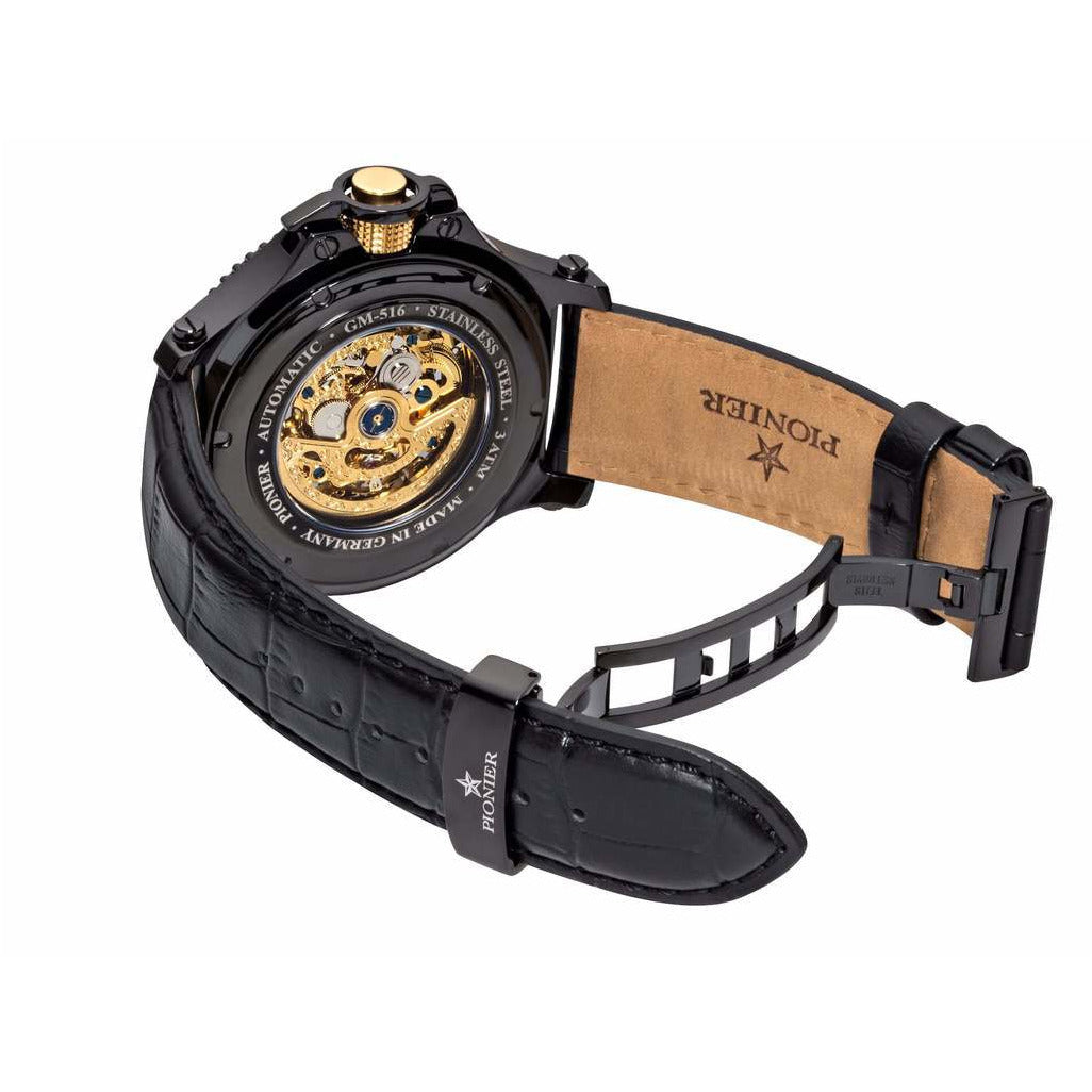 TUFINA GERMANY BARCELONA PIONIER BLACK | GOLD Watch