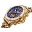 TUFINA GERMANY NEW YORK DIAMONDS PIONIER STEEL GOLD | BLUE Watch