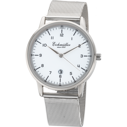 EICHMULLER since 1950 Classic Date Milanese Silver/White Watch