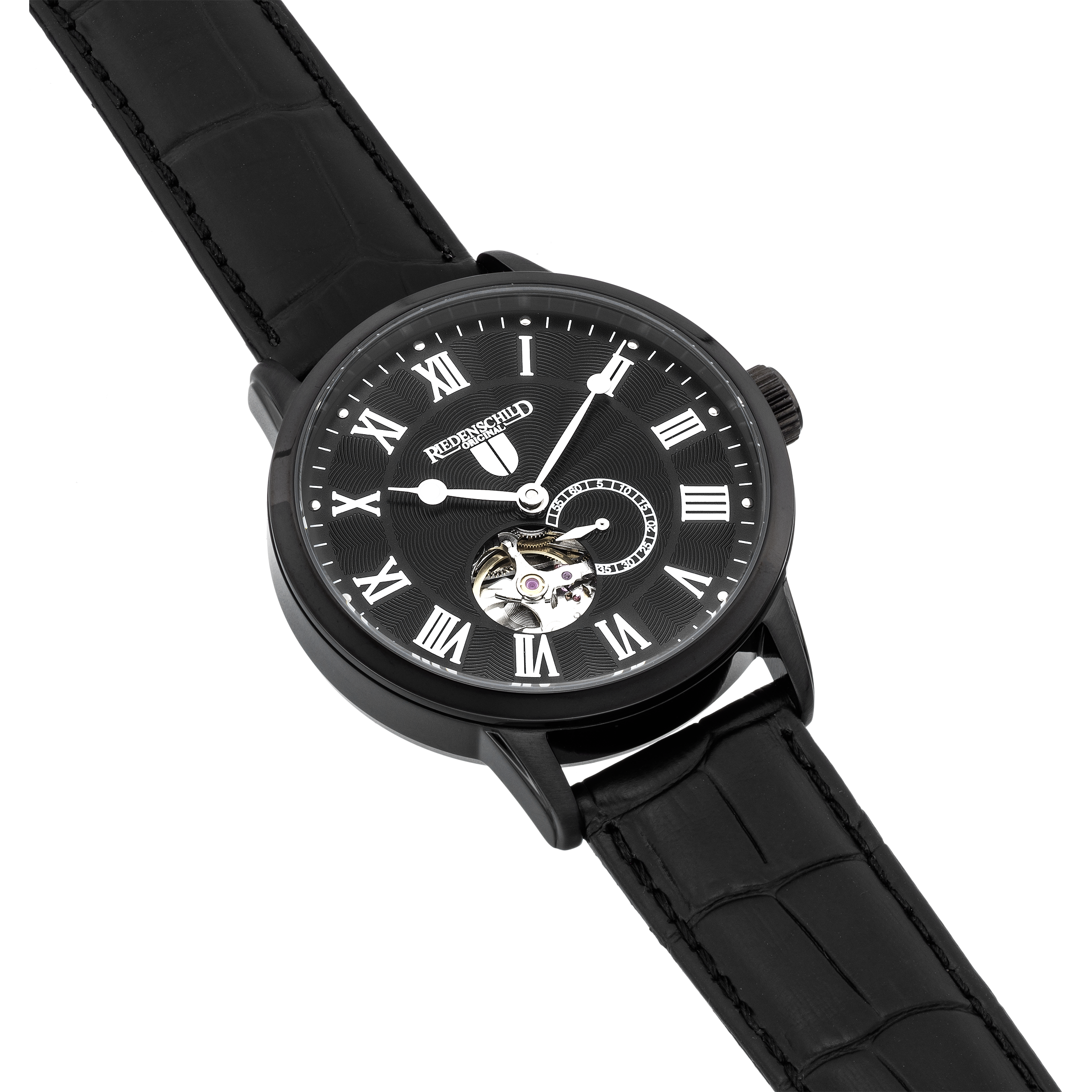 RIEDENSCHILD ORIGINAL Automatic Reich Power Reserve Black Edition Watch