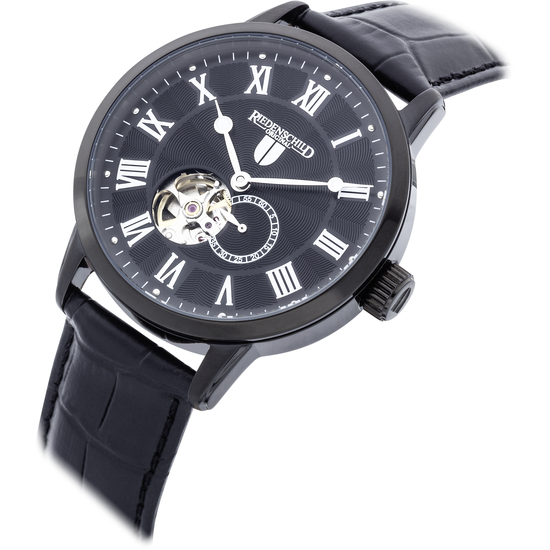 RIEDENSCHILD ORIGINAL Automatic Reich Power Reserve Black Edition Watch