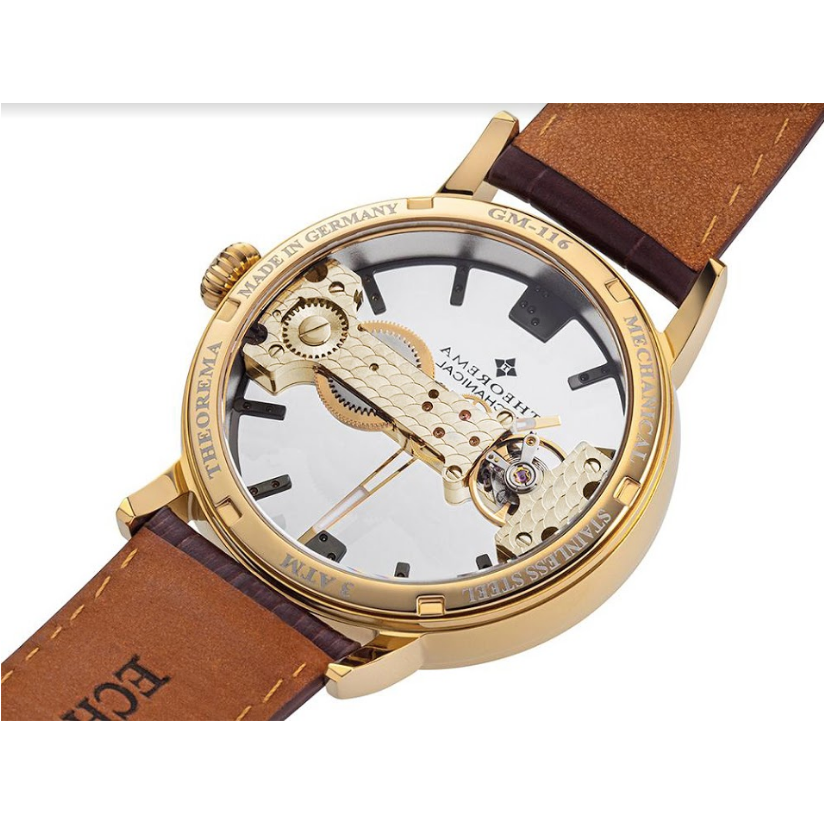 TUFINA GERMANY SAN FRANCISCO THEOREMA GOLD | LIGHT BROWN Watch