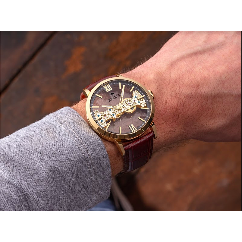 TUFINA GERMANY SAN FRANCISCO THEOREMA GOLD | LIGHT BROWN Watch