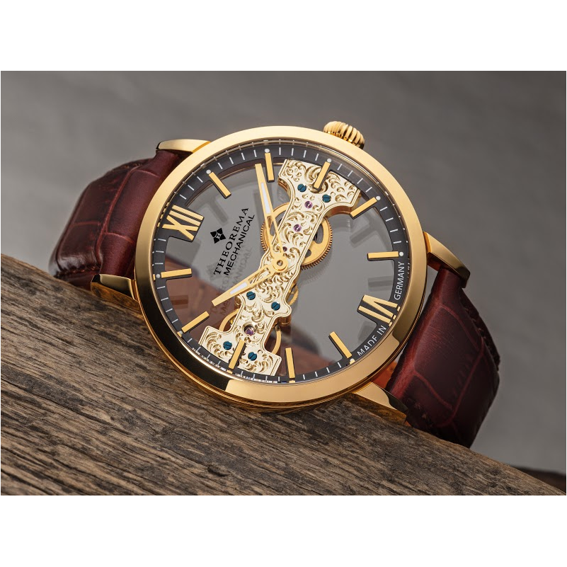 TUFINA GERMANY SAN FRANCISCO THEOREMA GOLD | LIGHT BROWN Watch