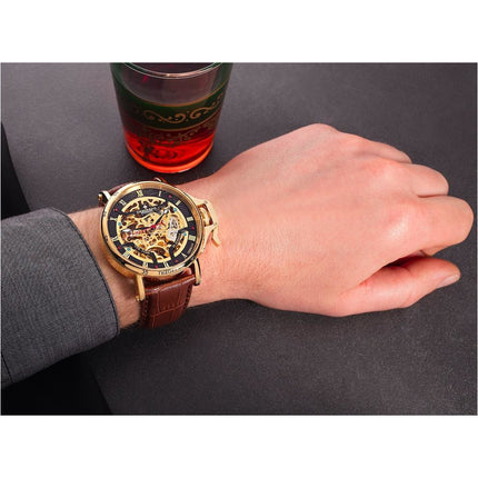 TUFINA GERMANY MADRID THEOREMA GOLD | BROWN Watch