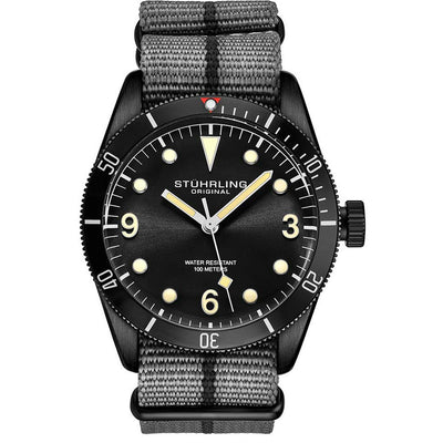 STUHRLING ORIGINAL Forti 3958 Quartz 41mm Diver Watch