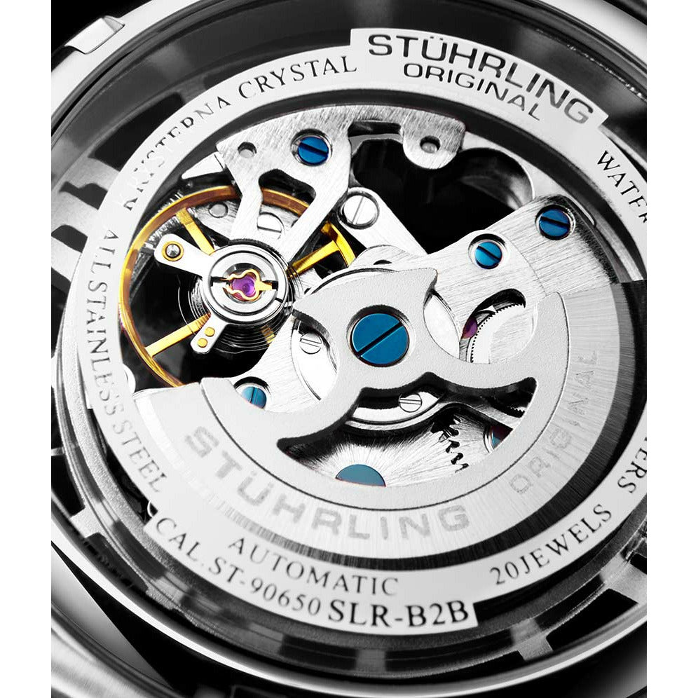 STUHRLING ORIGINAL Winchester 3964 Automatic 42 mm Skeleton Watch