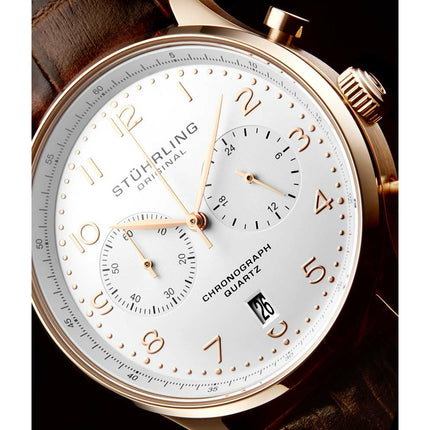 STUHRLING ORIGINAL GR1-Q 4012 Quartz Chronograph Watch