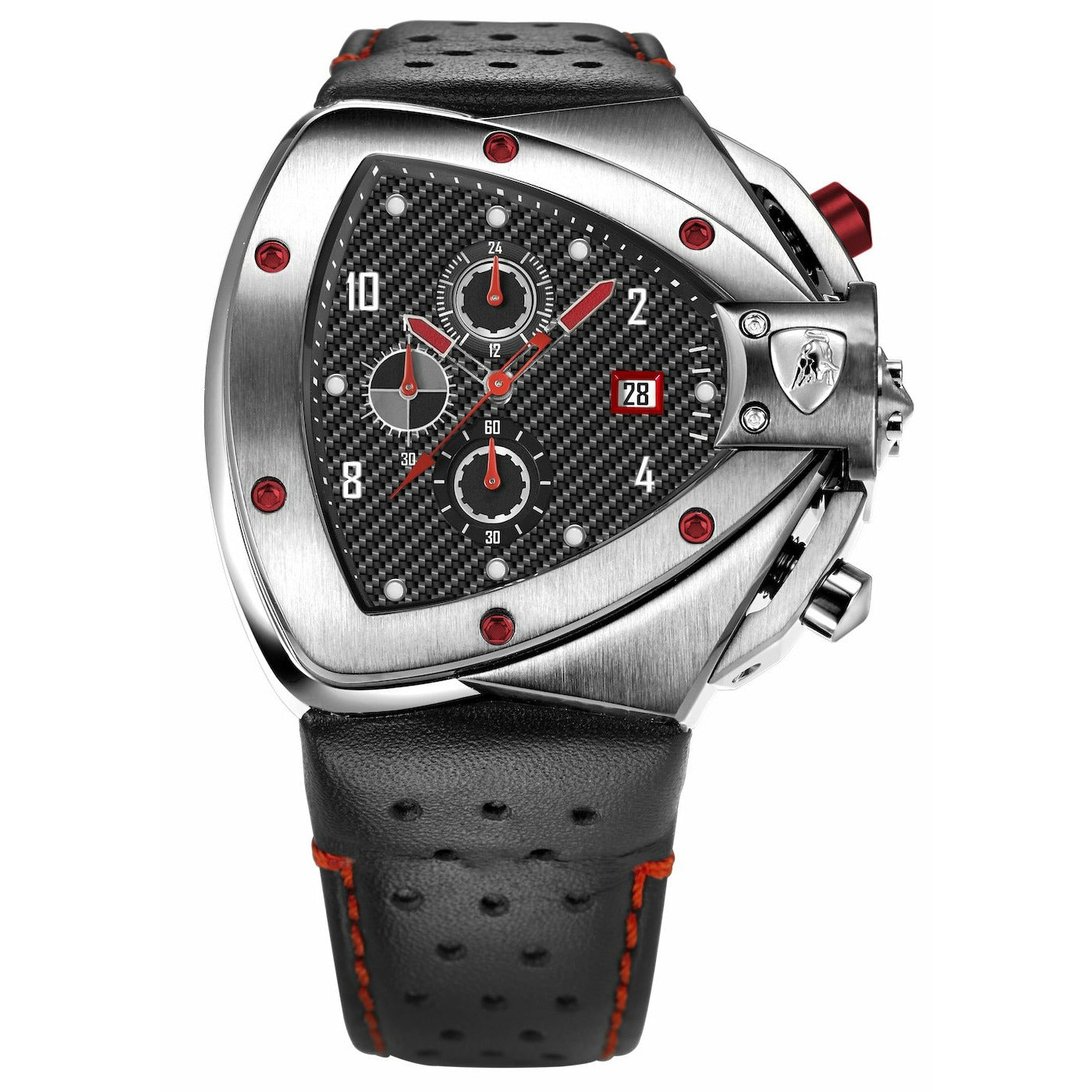 TONINO LAMBORGHINI Spyder Horizontal 2022 Edition Silver/Black Watch