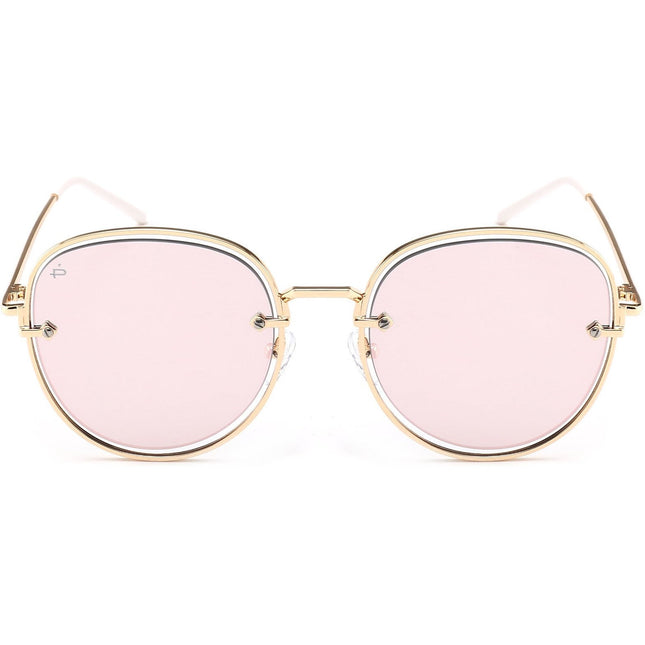 PRIVE REVAUX ESCOBAR / Palladium Pink Mirror Sunglasses