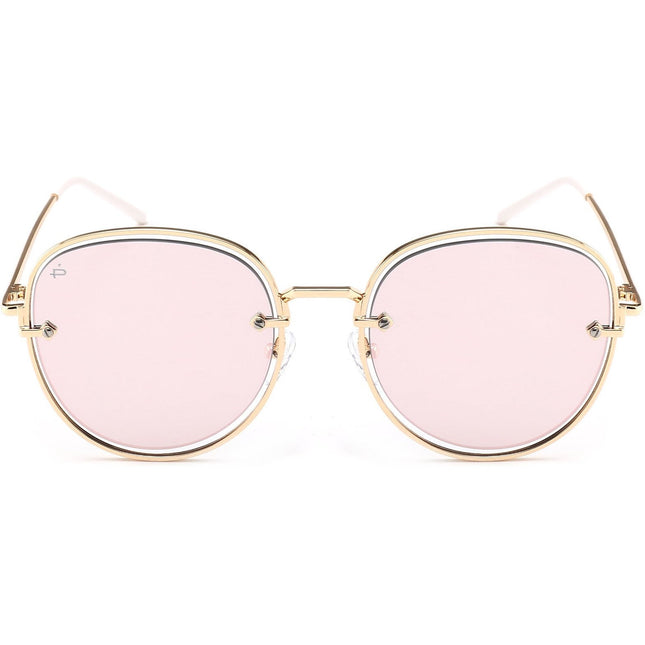 PRIVE REVAUX ESCOBAR / Palladium Pink Mirror Sunglasses