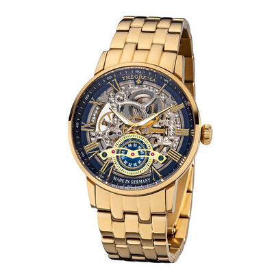 TUFINA GERMANY OSLO THEOREMA STEEL GOLD | BLUE Watch