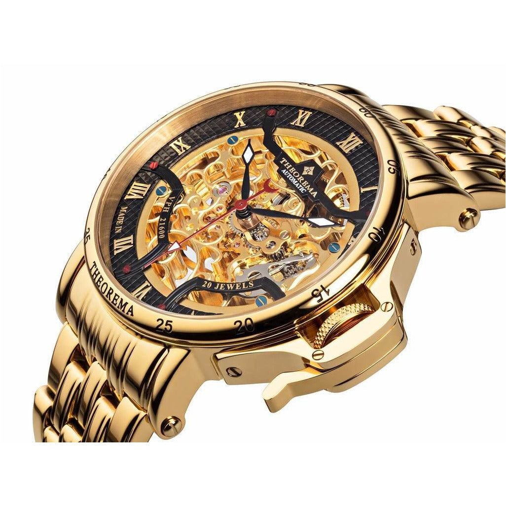 TUFINA GERMANY MADRID THEOREMA STEEL | GOLD BLACK Watch