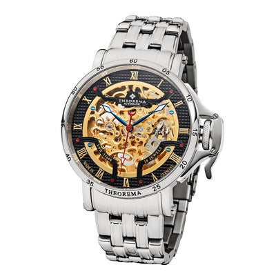 TUFINA GERMANY MADRID THEOREMA STEEL | SILVER BLACK Watch