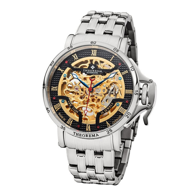 TUFINA GERMANY MADRID THEOREMA STEEL | SILVER BLACK Watch