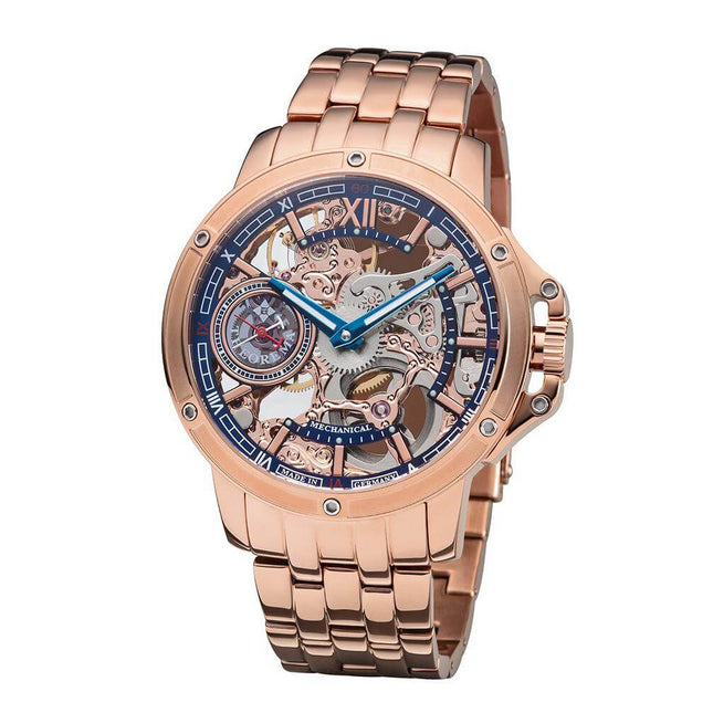 TUFINA GERMANY LAGOS THEOREMA STEEL ROSE GOLD | BLUE Watch