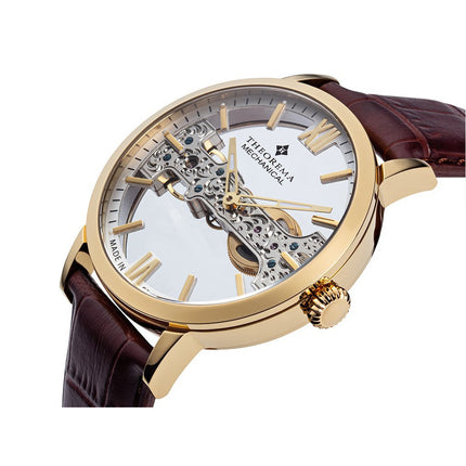 TUFINA GERMANY SAN FRANCISCO THEOREMA GOLD | DARK BROWN Watch
