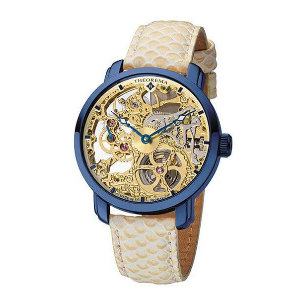 TUFINA GERMANY VENEZIA THEOREMA FULL SKELETON BLUE | BEIGE Watch