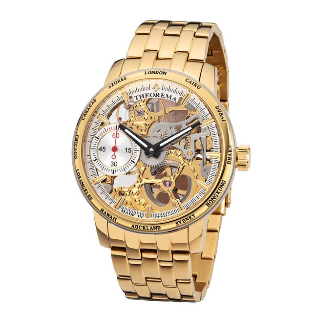 TUFINA GERMANY TORONTO THEOREMA STEEL GOLD | WHITE Watch