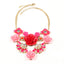 AMRITA NEW YORK Rose Garden Necklace Ruby/Pink