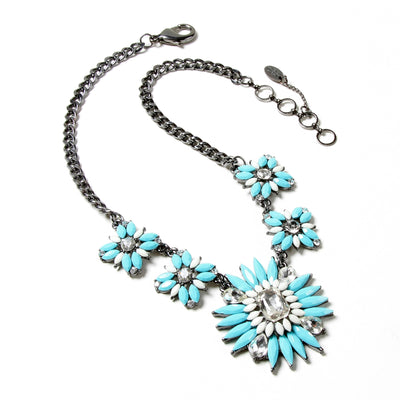 AMRITA NEW YORK Princess Joan Necklace Turquoise/Ivory