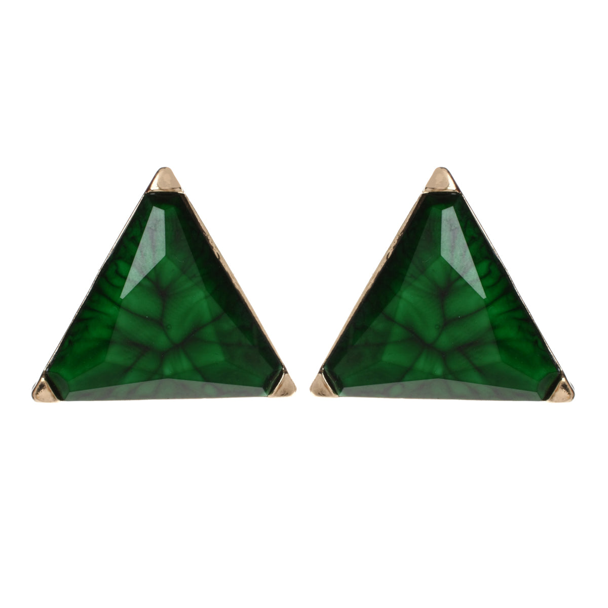 AMRITA NEW YORK Bermuda Stud Earring Evergreen