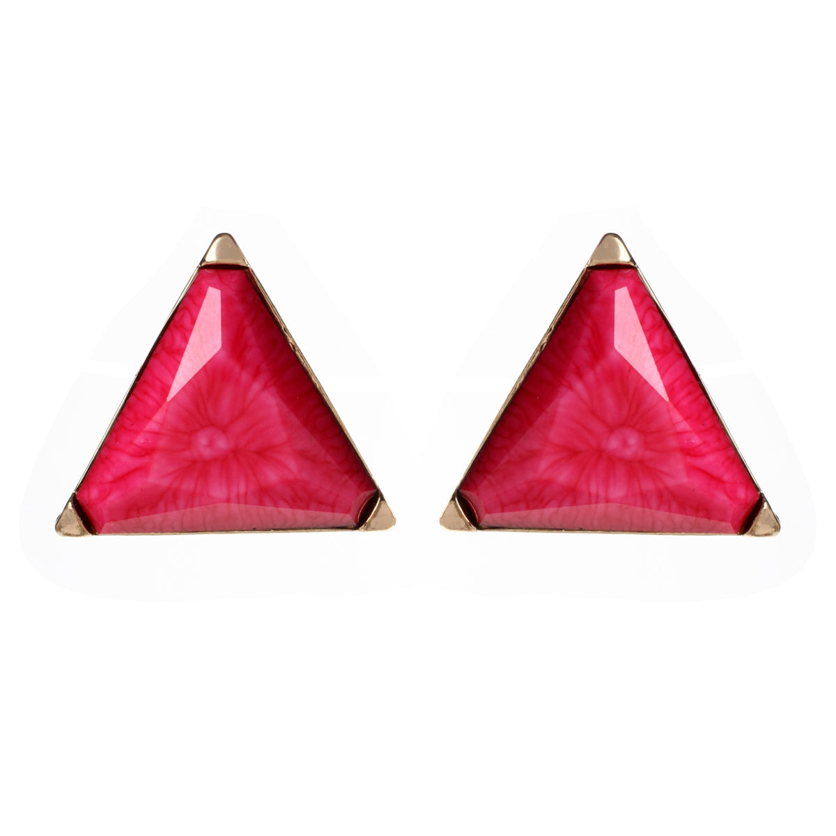 AMRITA NEW YORK Bermuda Stud Earring Fuschia