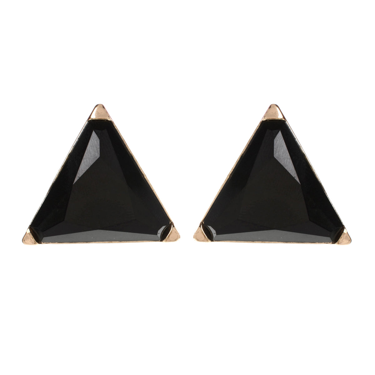 AMRITA NEW YORK Bermuda Stud Earring Jet Black