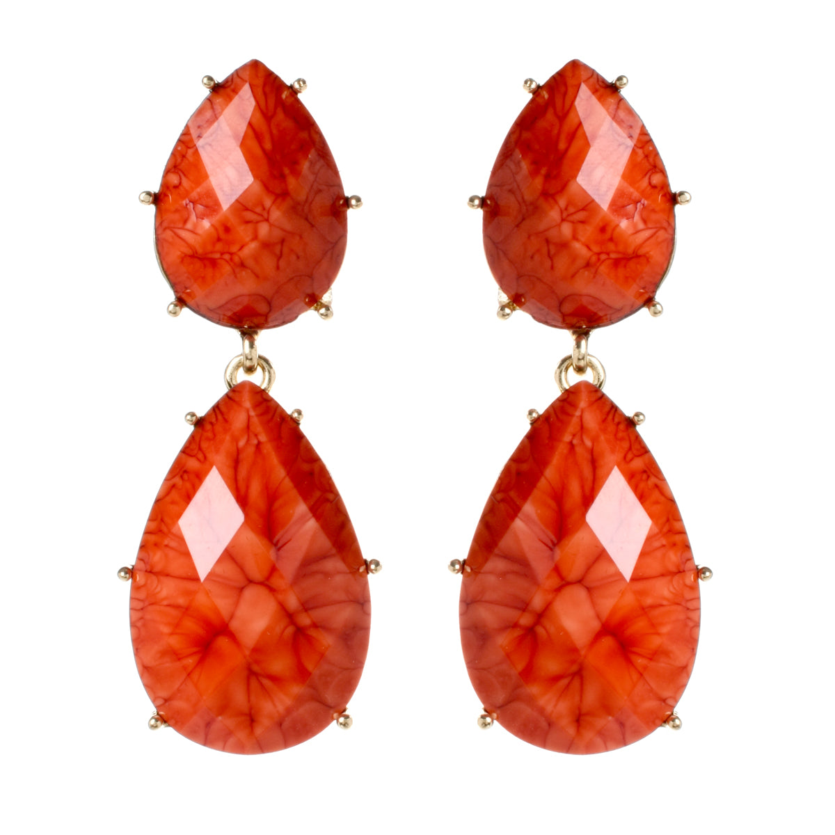 AMRITA NEW YORK Santa Ana Earring Coral