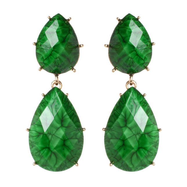 AMRITA NEW YORK Santa Ana Earring Evergreen