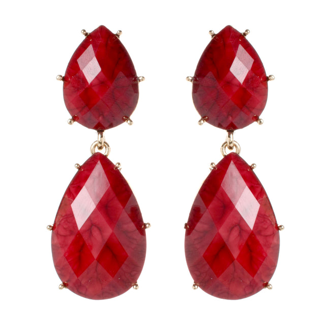 AMRITA NEW YORK Santa Ana Earring Ruby