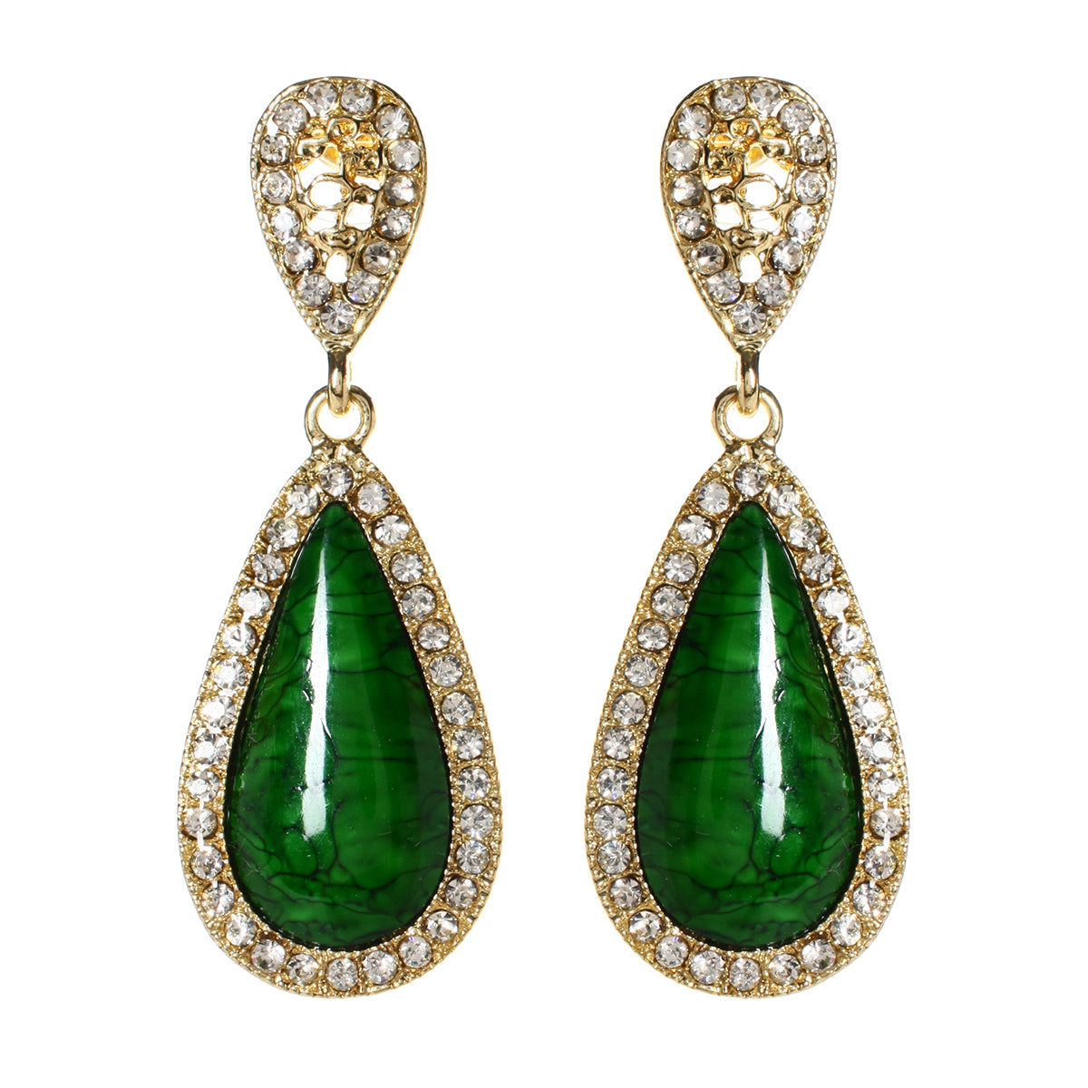 AMRITA NEW YORK Amrita Classic Teardrops Evergreen