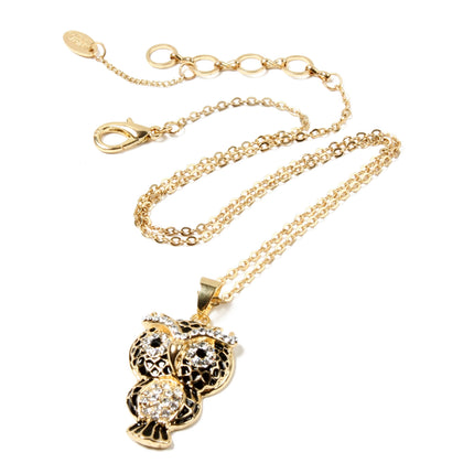 Amrita NY Owl Pendant Black