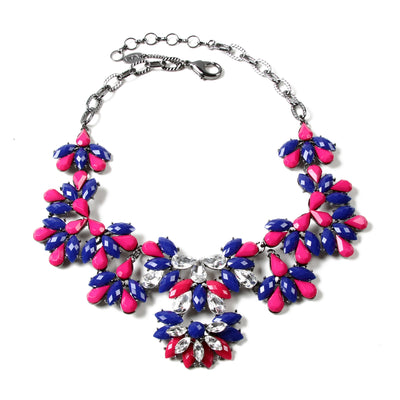 AMRITA NEW YORK Lorraine Necklace Lapis/Fuschia