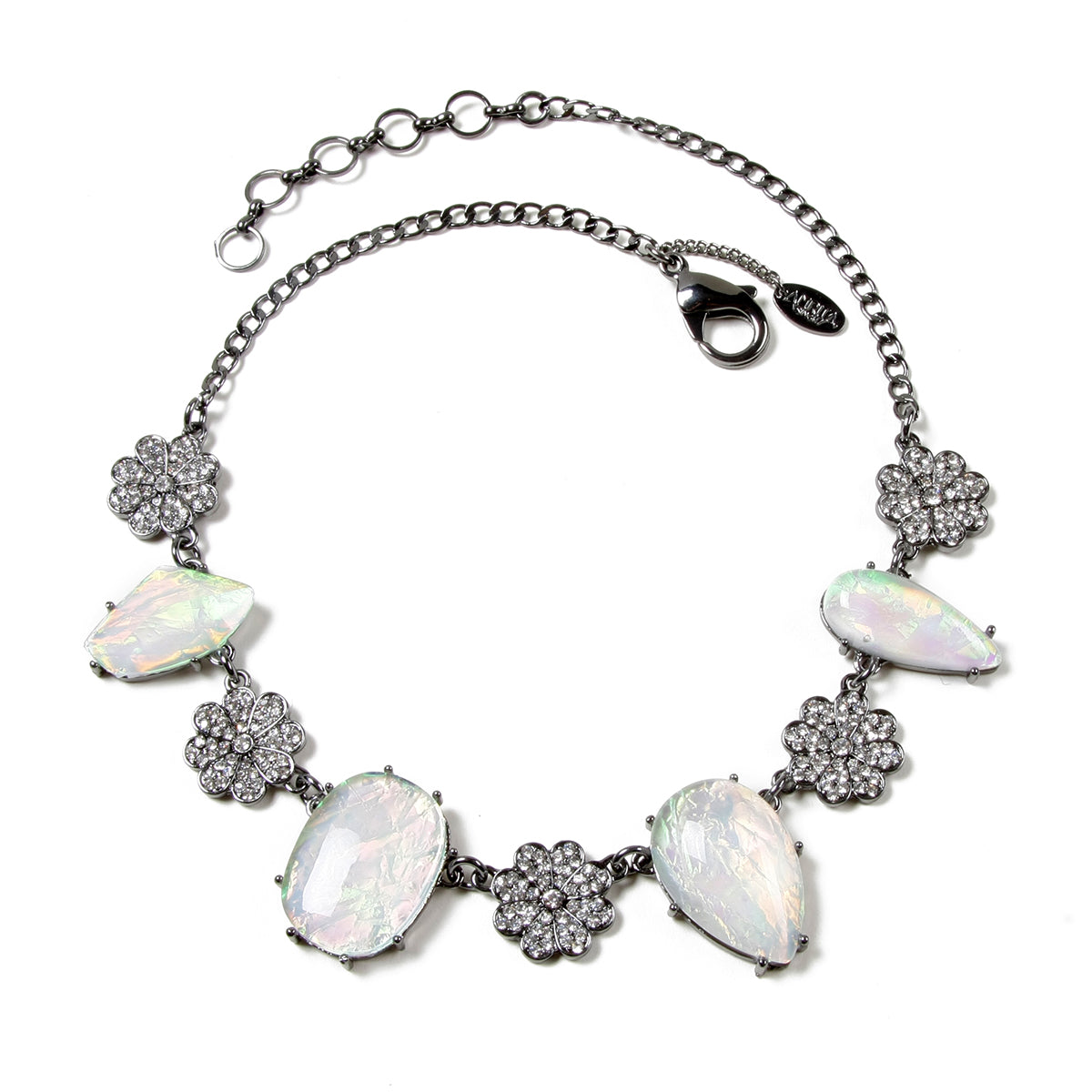 AMRITA NEW YORK Dahlia Necklace Moonstone