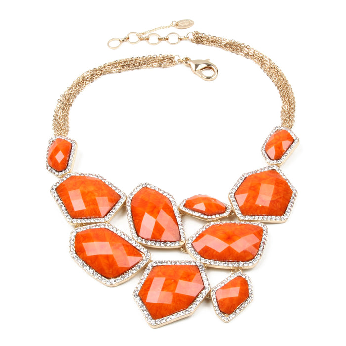 AMRITA NEW YORK Easter Island Necklace Coral