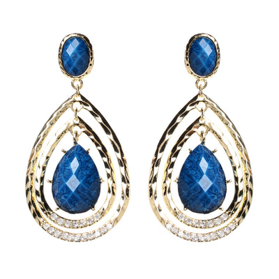 AMRITA NEW YORK Catriona Earring Blue Lapis