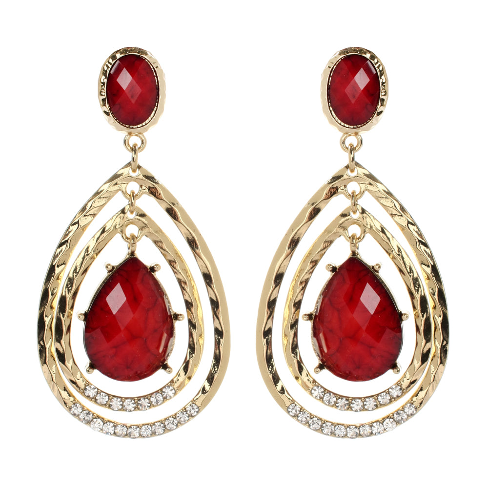 AMRITA NEW YORK Catriona Earring Ruby