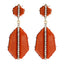 AMRITA NEW YORK Art Deco Earring Coral