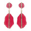 AMRITA NEW YORK Art Deco Earring Fuschia