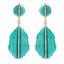 AMRITA NEW YORK Art Deco Earring Turquoise