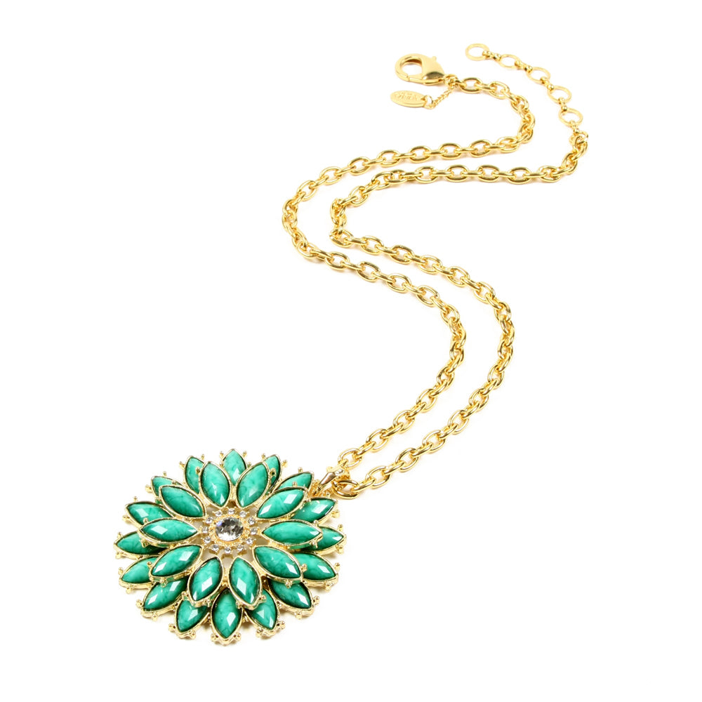 AMRITA NEW YORK Della Femine Pendant Turquoise
