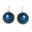 AMRITA NEW YORK Faye Spring Earring Blue Lapis