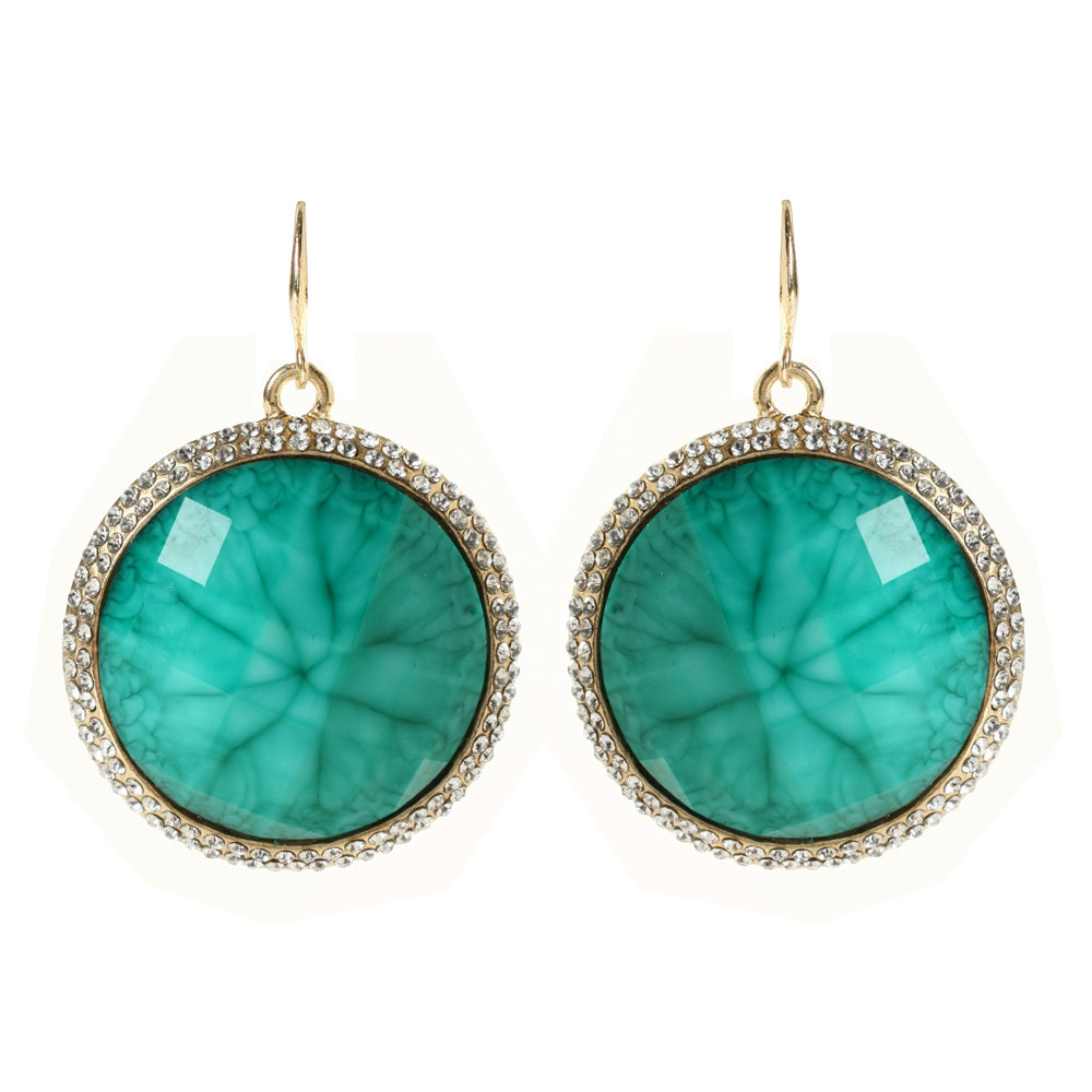 AMRITA NEW YORK Faye Spring Earring Turquoise