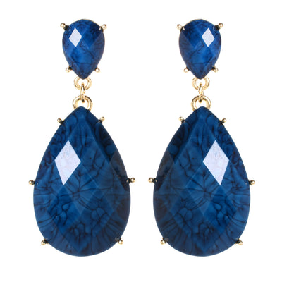 AMRITA NEW YORK Mist Island Earring Blue Lapis