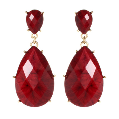 AMRITA NEW YORK Mist Island Earring Ruby