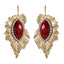 AMRITA NEW YORK Leaf Earring Ruby