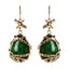 AMRITA NEW YORK Hampton Cross Earring Evegreen