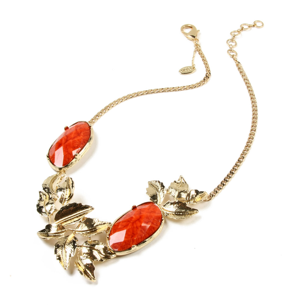 AMRITA NEW YORK Lindian Necklace Coral