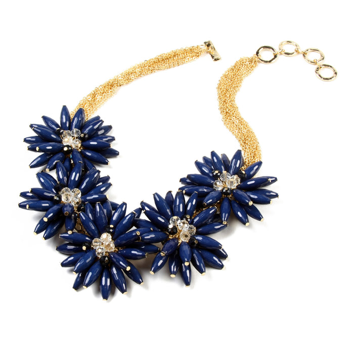AMRITA NEW YORK Botanical Necklace Blue/Lapis